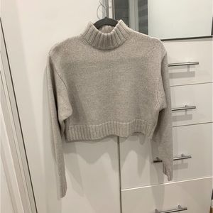 Aritzia Wilfred Free Sweater in light grey